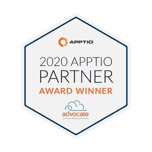 2020 Apptio Enterprise Partner of the Year - Advocate