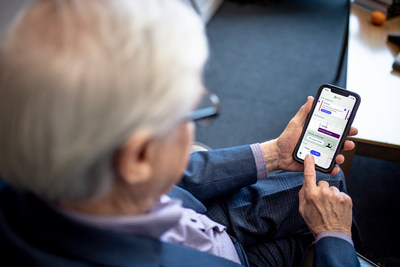 The OWise app has been co-designed with prostate cancer patients to support them with their treatment and life after diagnosis. Photo Credit: Beth Crockatt