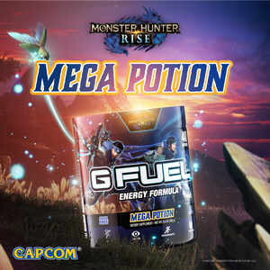Pre-Order The New G FUEL Mega Potion, Inspired by CAPCOM's Highly-Anticipated Monster Hunter Rise