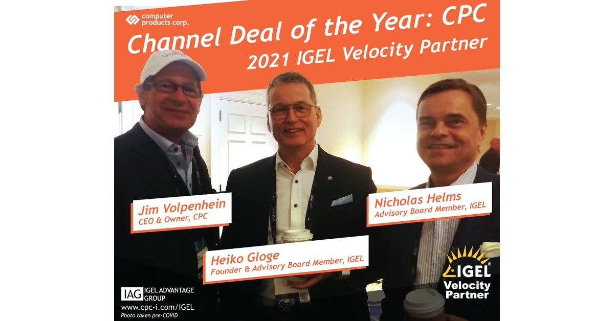 CPC Recognized by IGEL for Closing Largest Partner-Led Software Deal in 2020