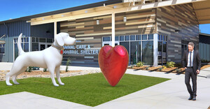 San Mateo's 'Big Love' Sculpture by Gordon Huether First of Six Inspiring Artworks Coming to SF Bay Area