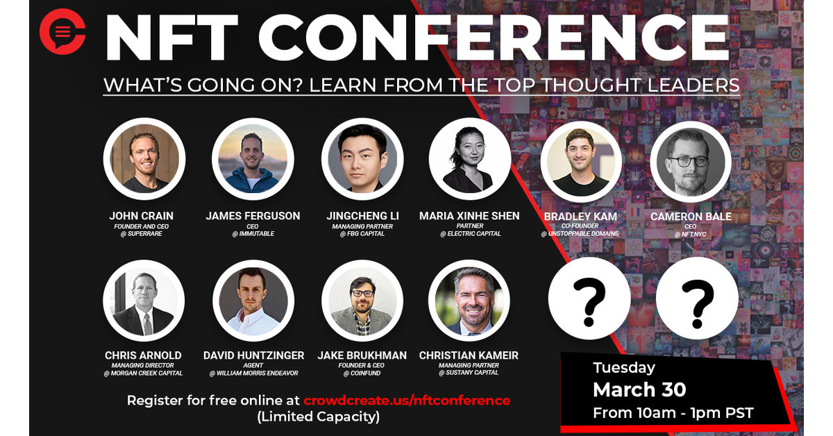 Crowdcreate Launches the NFT Crypto & Blockchain Conference Amidst the Boom Crowdcreate Launches the NFT Crypto & Blockchain Conference Amidst the Boom