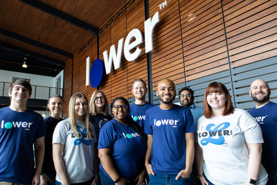 Members of the Lower.com team at the company's New Albany, Ohio headquarters.