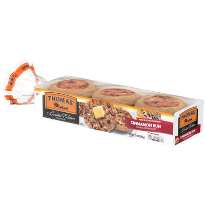 THOMAS'® CELEBRATES NATIONAL ENGLISH MUFFIN DAY WITH SPLIT DECISIONS CONTEST AND LAUNCH OF LIMITED EDITION CINNAMON BUN ENGLISH MUFFINS