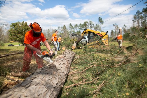 Samaritan's Purse volunteers help families in Tuscaloosa, Alabama recover from the storm.