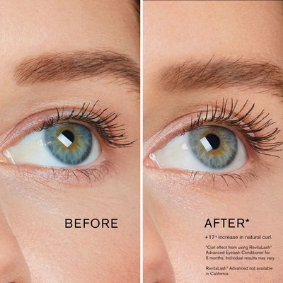Curl Effect (Efecto Rizo) de RevitaLash Cosmetics antes y después