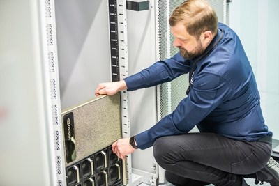 Peptone Ltd. completes the installation of their first NVIDIA DGX A100 supercomputing node in Verne Global HPC-facility in Keflavik Iceland to scale up their AI-driven Protein Engineering Operating System (PeOS). Peptone Ltd. becomes one of the first computational biology and molecular physics companies in Europe to operate on 100% renewable energy sources.