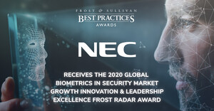 NEC Applauded by Frost &amp; Sullivan for its Vertical-specific Biometric Identity Solutions