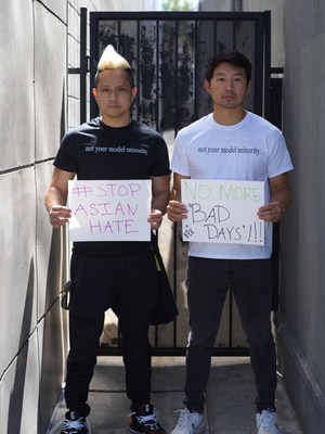 Director Johnny Lee and actor Simu Liu stand together to combat Asian hate crime and discrimination in music video 