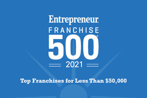 Brightway Insurance ranks No. 16 on Entrepreneur's 2021 list of Top Franchises for Less Than $50,000
