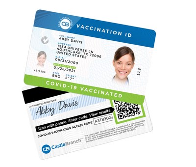Real Vaccination ID cards are embedded with industry-leading forgery-prevention technology to combat counterfeiting and help people prove their COVID-19 vaccination status.