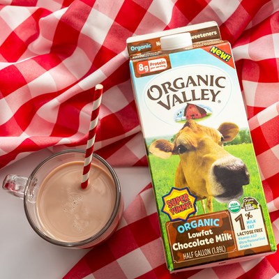 New Organic Valley Lowfat Chocolate Milk, Photo Credit: PinchMe