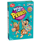 Yabba Dabba Doo!™ PEBBLES™ Cereal Bakes Up New Birthday Cake-Inspired Cereal to Celebrate Its 50th Birthday