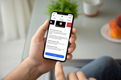 PayPal customers in the U.S. will be able to choose to check out with crypto seamlessly within PayPal at checkout.