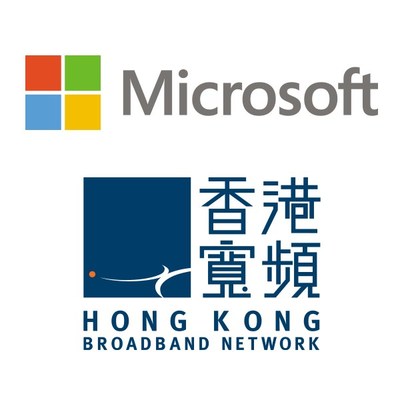 Microsoft and HKBN Logo