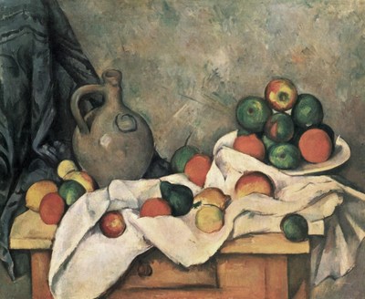 Paul Cézanne, Curtain, jug and fruit bowl (c.1893-1894), Oil on canvas. 59.5 x 73 cm (PRNewsfoto/Artmarket.com)