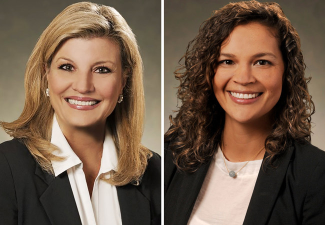 From Left to Right: Denise Todd will retire from Mission Rock Residential while Marcella Eppsteiner will take over her role with the company as the Senior Vice President of Marketing, Training & Revenue Management.