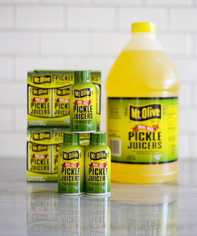 By popular demand! Enjoy 100% Kosher Dill Pickle Brine straight from the jar – without the pickles! Available in convenient 2 oz. bottles or 64 oz. jugs.