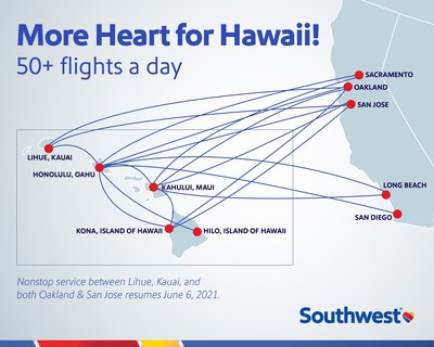 Southwest Airlines now offering pre-cleared arrival into Hawaii