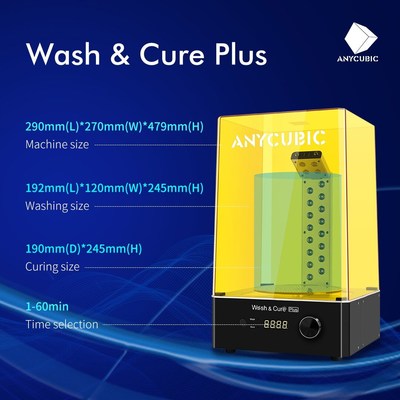 Anycubic's Wash & Cure Plus with multiple improvements