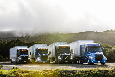 Embark Universal Interface works across Freightliner, International, Peterbilt, and Volvo trucks.