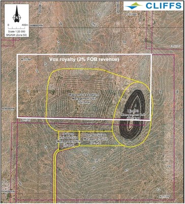 Figure 2 – Deception Pit Mine Closure Management Units (Cliffs Asia Pacific Iron Ore Pty Ltd, February 2013, Deception Deposit Mine Closure Plan1) (CNW Group/Vox Royalty Corp.)