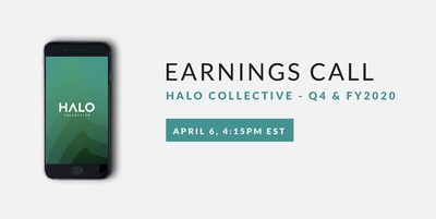 A live audio webcast will be available for registration at the below address:
http://www.directeventreg.com/registration/event/5139319 (CNW Group/Halo Collective Inc.)