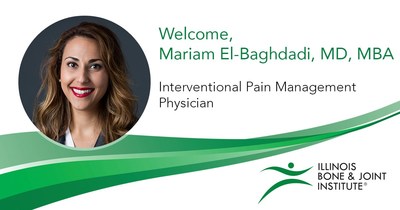 Illinois Bone & Joint Institute Welcomes Pain Management Physician