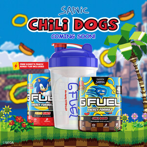 G FUEL Chili Dogs Energy Drink, Inspired by 'Sanic', is Coming to a Green Hill Near You