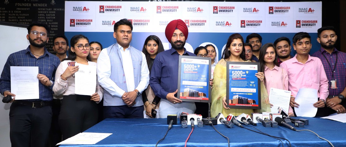 Chandigarh University students bucks the fear of pandemic; Bags record number of 5000+ placement offers for 2021 batch