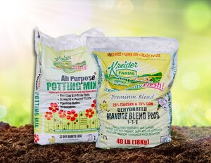 Kreider Farms transforms Recycle Manure into Home Gardening Products