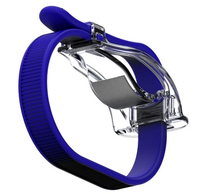 The R³ device integrated into a proprietary wristband