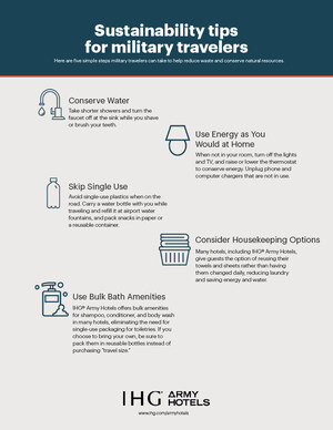 IHG® Army Hotels releases Earth Month tips for military travelers