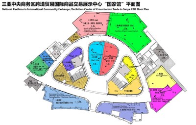 Floor plan of the International Commodity Exchange / Exhibition Center (‘ICE Exhibition Center”) (CNW Group/Astron Connect Inc.)