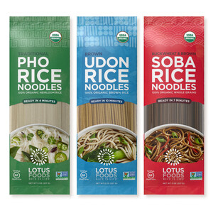 Lotus Foods Thinks Outside the Bowl with Expansion of Organic Asian Rice Noodle Offerings to Include Pho, Udon and Soba
