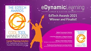 eDynamic Learning Named EdTech Award Winner for Career Planning Solution and Finalist in Four Other Categories