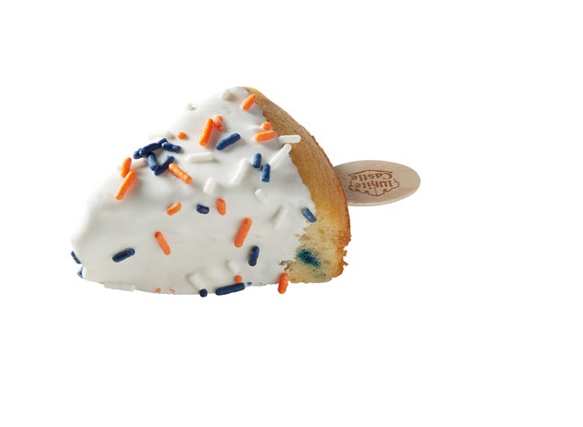 White Castle introduces cake-on-a-stick in honor of its 100th birthday.