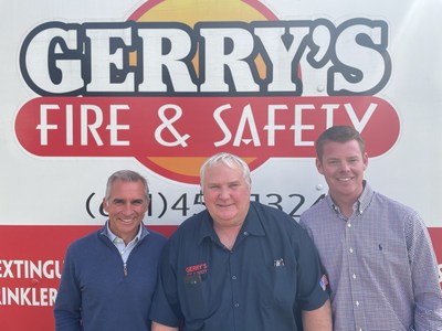 L-R: PBFS VP of Business Development Chuck Reimel, owner Gerry Rohr, and PBFS Regional Director Chris Jensen, formerly VP of Nardini Fire
