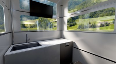 CyberLandr Kitchen in Alpine Setting