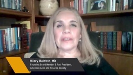 Watch video of Hilary Baldwin, MD, medical director of the Acne Treatment and Research Center in Brooklyn, NY, and past president of the American Acne and Rosacea Society (AARS), who says these survey results underscore the importance of teenagers with nodular or cystic acne seeing a dermatologist and starting effective treatment as soon as possible, to avoid the possibility of lifelong physical scars and emotional distress.