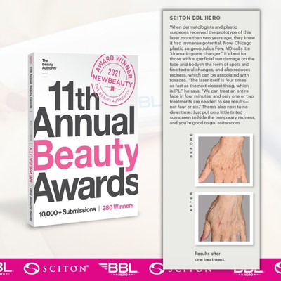 NewBeauty Magazine editors hail BBL HERO one of the “Best Innovations” of 2020.