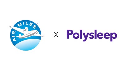 Canadian Mattress Company POLYSLEEP becomes the first official Canadian brand offering mattresses shipped in a box to offer AIR MILES® Reward Miles. (CNW Group/Polysleep)