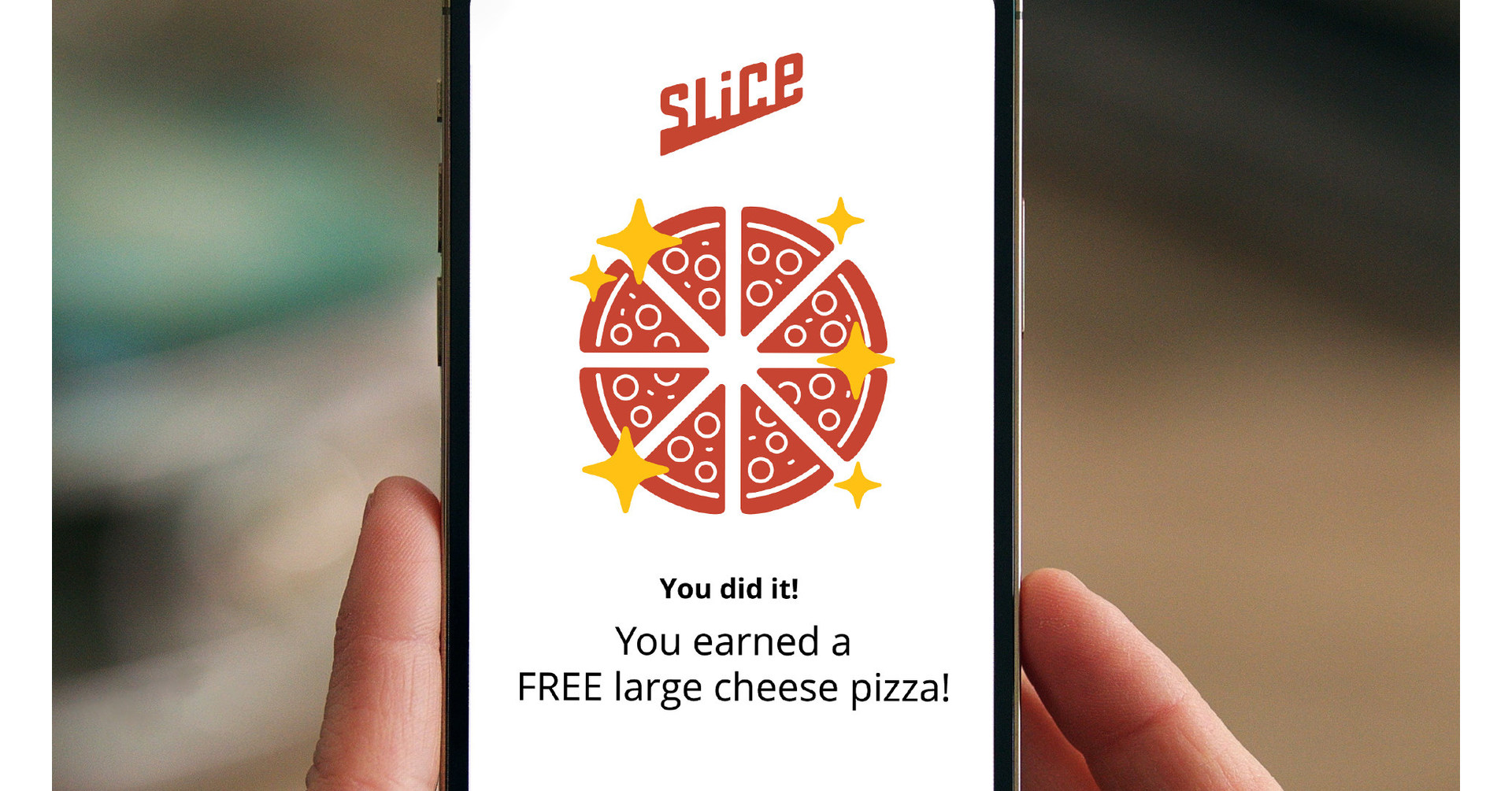 Download an app: Enjoy a free pizza!