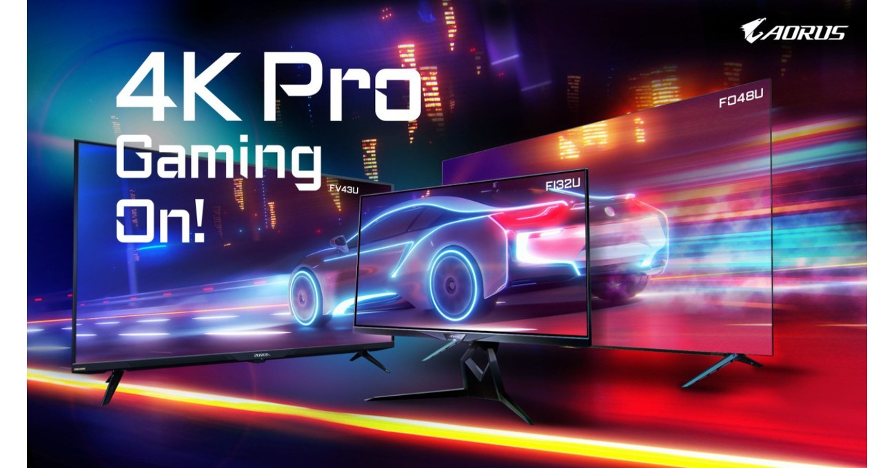 &iexcl;El gaming en 4K empieza! GIGABYTE AORUS presenta los monitores 4K t&aacute;cticos para videojuegos