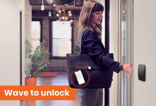 Openpath's touchless Wave to Unlock access control