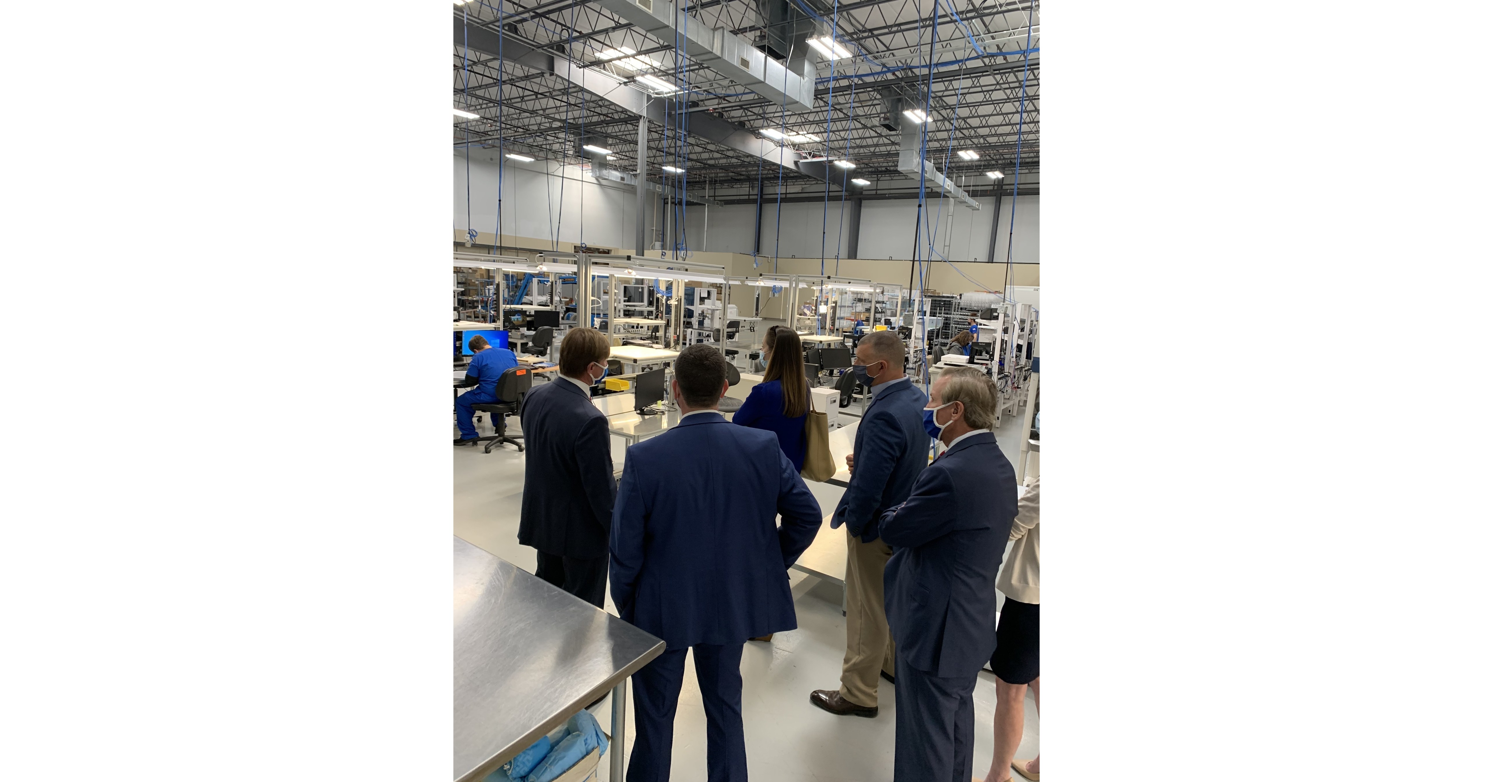 Senator Tim Scott's Senior Staff Visits SC's First COVID-19 Testing Lab at One Year Mark