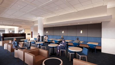 Alaska Airlines announces new plans to open Lounge at San Francisco International Airport by summer 2021&#xA;Note: Lounge design is subject to change from artistic renderings