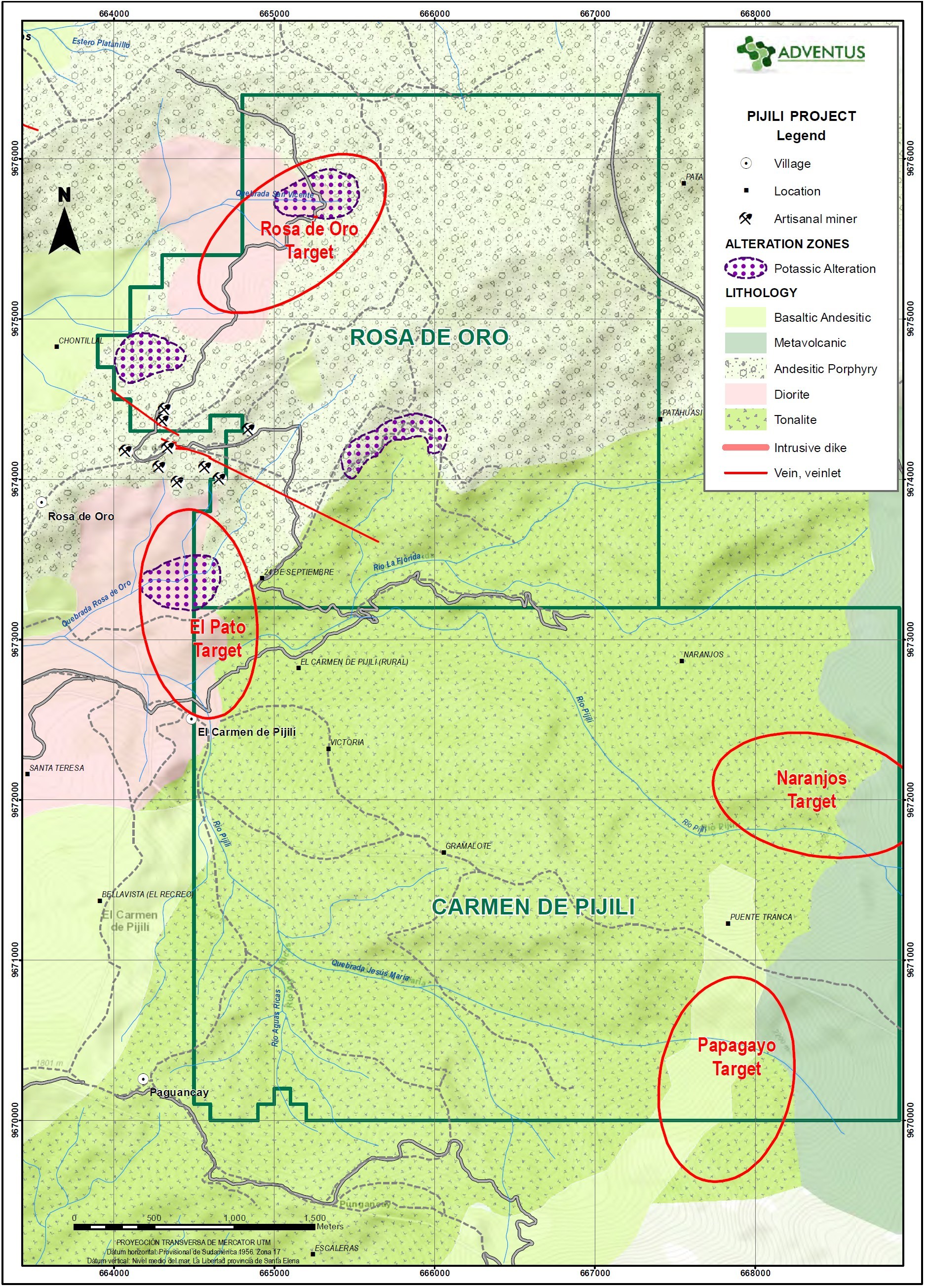 Figure 1: Regional Geology Map (CNW Group/Adventus Mining Corporation)