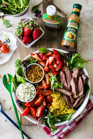 Creole Seasoned Steak &amp; Zesty Dressing … It's Not Your Typical Spring Salad