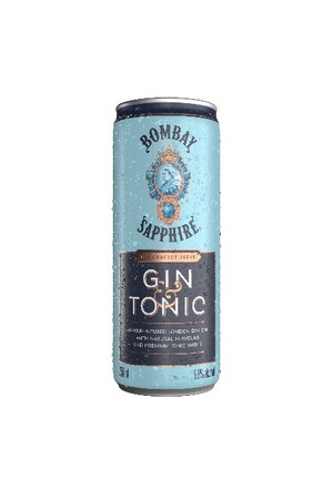 The World's Number One Premium Gin BOMBAY SAPPHIRE Launches Bar Quality Ready-To-Drink Gin &amp; Tonic